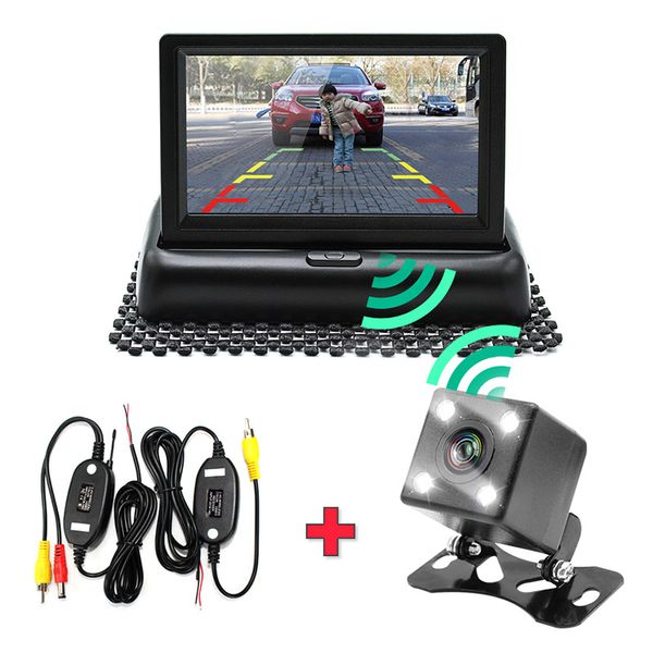 car parking assistance 4.3 inch 3 in 1 wireless vehicle rear view camera monitor video system,folding foldable car parking monit
car parking assistance 4.3 inch 3 in 1 wireless vehicle rear view camera monitor video system,folding foldable car parking monit