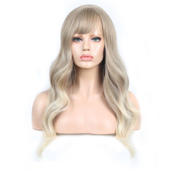 charisma ash blonde wig long wavy wigs high temperature fiber hair glueless synthetic wigs with side bangs cosplay wig, Black
charisma ash blonde wig long wavy wigs high temperature fiber hair glueless synthetic wigs with side bangs cosplay wig, Black