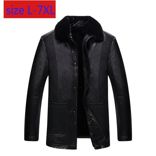 new super large men leather coat winter liner plush windproof warm padded jacket casual faux fur thick plus size lxl-5xl 6xl 7xl, Black
new super large men leather coat winter liner plush windproof warm padded jacket casual faux fur thick plus size lxl-5xl 6xl 7xl, Black