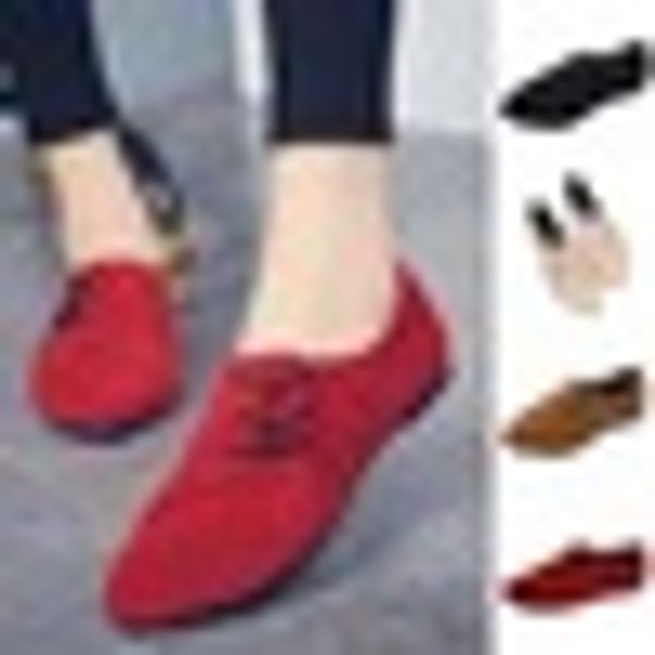 autumn suede flat shoes women lace up pointed toe daily casual shoes chaussures femme ladies flats black red plus size 35-40
autumn suede flat shoes women lace up pointed toe daily casual shoes chaussures femme ladies flats black red plus size 35-40