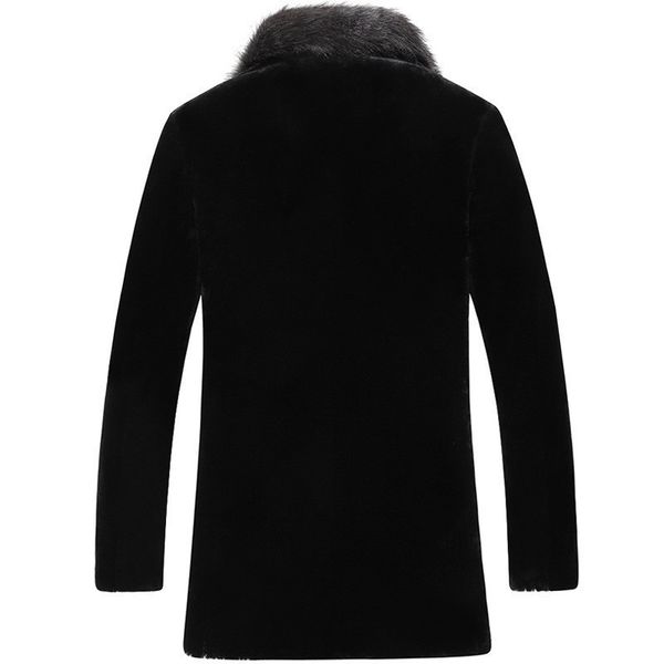 бизнес мужчины зима работа luxury енота меховой воротник slim fit real норки теплый овечьей шерсти пальто chaqueta cuero hombre плюс размер, Black
бизнес мужчины зима работа luxury енота меховой воротник slim fit real норки теплый овечьей шерсти пальто chaqueta cuero hombre плюс размер, Black