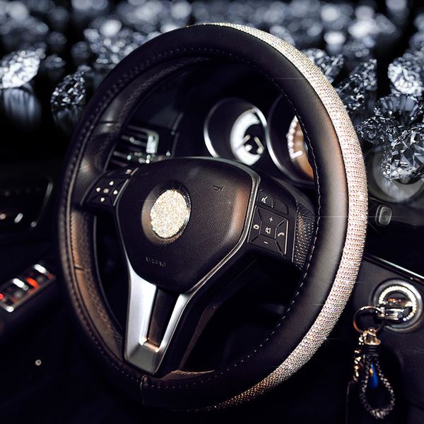 beautiful crown diamond rhinestone shiny bling leather car steering wheel covers 38cm female auto accessories for women girls
beautiful crown diamond rhinestone shiny bling leather car steering wheel covers 38cm female auto accessories for women girls