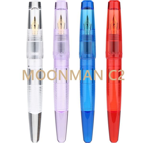 moonman c2 transparent resin eyedropper filling fountain pen f nib ink pen original box
moonman c2 transparent resin eyedropper filling fountain pen f nib ink pen original box