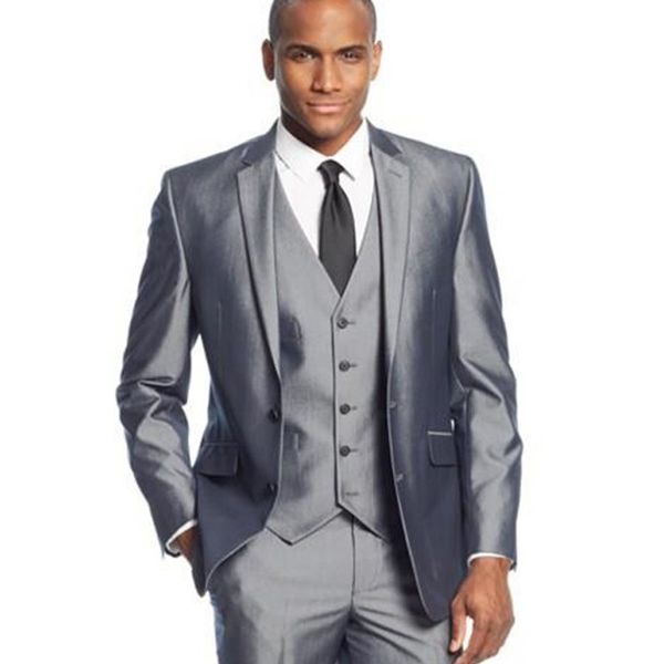 new design business formal men suits wedding tuxedo notched lapel two button three piece custom made groom tuxedos (jacket + pants + vest, Black;gray
new design business formal men suits wedding tuxedo notched lapel two button three piece custom made groom tuxedos (jacket + pants + vest, Black;gray