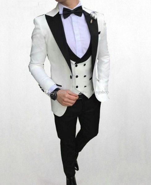 new fashion ivory groom tuxedos peak lapel men wedding party prom dress 3 pieces buesiness suits (jacket+pants+vest+tie) k50, Black;gray
new fashion ivory groom tuxedos peak lapel men wedding party prom dress 3 pieces buesiness suits (jacket+pants+vest+tie) k50, Black;gray