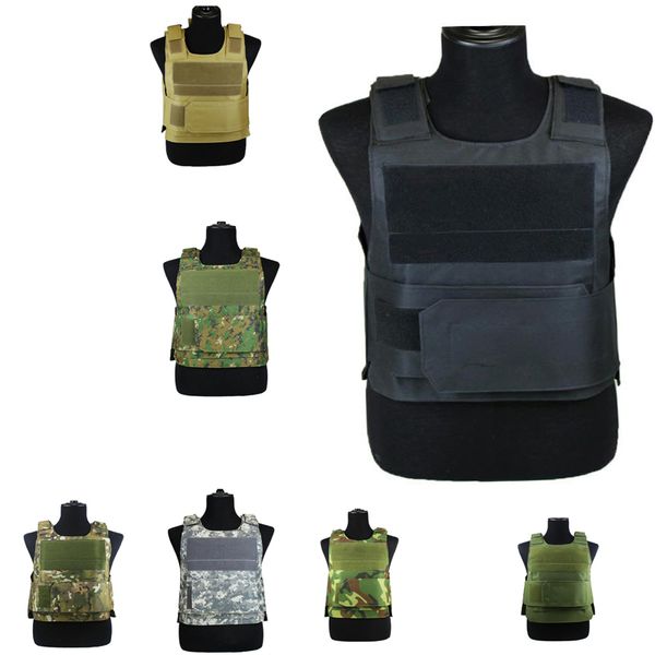 tactical vest camouflage body armor sports wear hunting security protective vest army molle with 7 colors dyf005, Camo;black
tactical vest camouflage body armor sports wear hunting security protective vest army molle with 7 colors dyf005, Camo;black