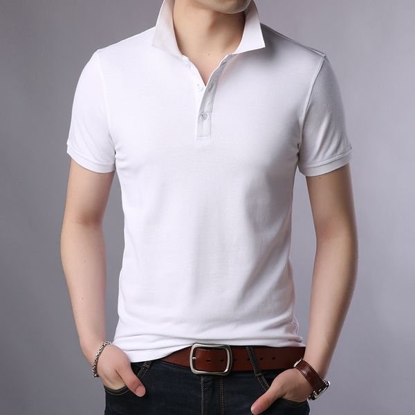 new summer shirt mens solid color short sleeve slim fit shirt casual men's clothing comfortable breathable cotton top, White;black
new summer shirt mens solid color short sleeve slim fit shirt casual men's clothing comfortable breathable cotton top, White;black