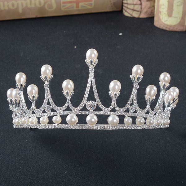 snuoy wedding bridal tiara charming pearl tiara for women headpiece hair accessories jewelry coroa de noiva, Golden;white
snuoy wedding bridal tiara charming pearl tiara for women headpiece hair accessories jewelry coroa de noiva, Golden;white