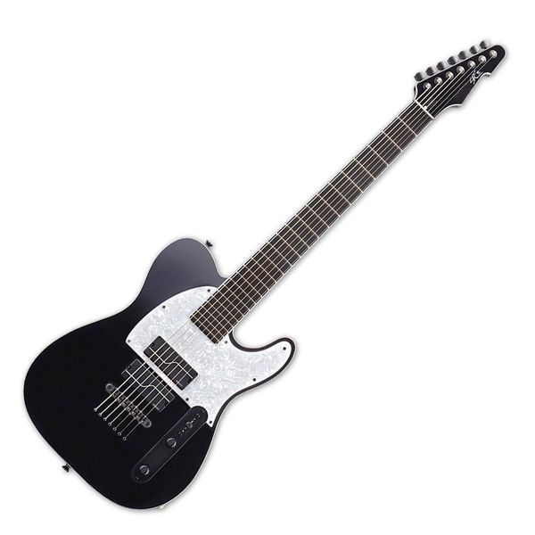 stephen carpenter stef t7b fluence black guitar 7 strings black electric guitar string thru body bridge white pearl pickguar
stephen carpenter stef t7b fluence black guitar 7 strings black electric guitar string thru body bridge white pearl pickguar