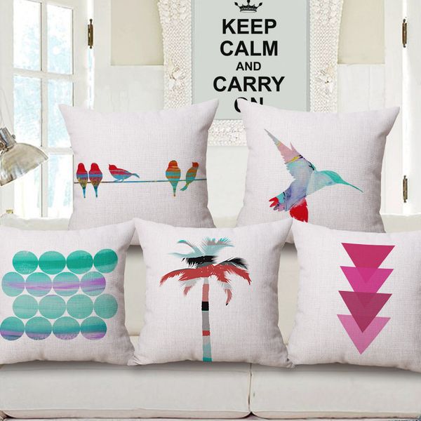 new pattern watercolor hummingbird hold cotton pillow case watercolor geometry cushion set
new pattern watercolor hummingbird hold cotton pillow case watercolor geometry cushion set