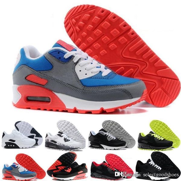 selling classic 90 men women running shoes black red white sports trainer air cushion surface breathable sports shoes 36-45
selling classic 90 men women running shoes black red white sports trainer air cushion surface breathable sports shoes 36-45
