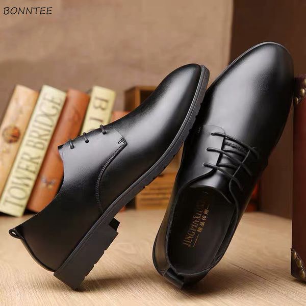 men's dress shoes all-match trendy british style patent leather leisure trendy shoe men pointed toe lace-up deodorant simple new, Black
men's dress shoes all-match trendy british style patent leather leisure trendy shoe men pointed toe lace-up deodorant simple new, Black