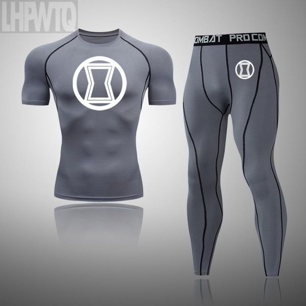 men running sets compression quick dry black widow t-shirt +pants leggings sports joggers training gym fitness tracksuits suits, Black;blue
men running sets compression quick dry black widow t-shirt +pants leggings sports joggers training gym fitness tracksuits suits, Black;blue