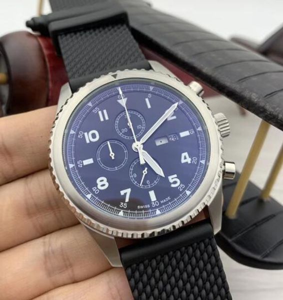 iconic aviator eagle curtiss quartz battery rubber band functional mens watches navitimer watch date black dial manly wristwatches, Slivery;brown
iconic aviator eagle curtiss quartz battery rubber band functional mens watches navitimer watch date black dial manly wristwatches, Slivery;brown