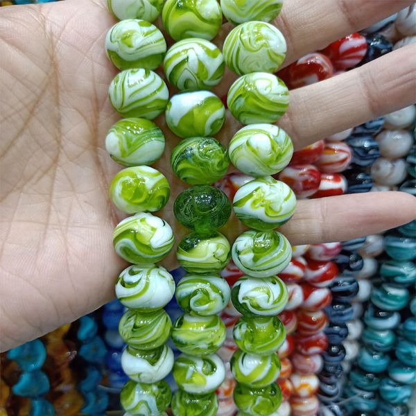 100pcs/lot round spin flower lampwork glaze beads 14mm loose handmade lampwork beads for diy fashion jewelry making accessories, Black
100pcs/lot round spin flower lampwork glaze beads 14mm loose handmade lampwork beads for diy fashion jewelry making accessories, Black