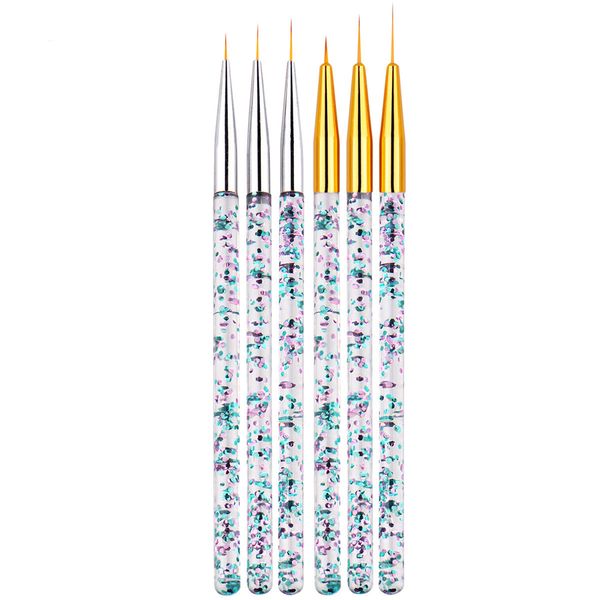 nail art liner brush sequin handle painting flower drawing french lines grid stripe acrylic uv gel pen diy manicure tools jk1912, Silver
nail art liner brush sequin handle painting flower drawing french lines grid stripe acrylic uv gel pen diy manicure tools jk1912, Silver