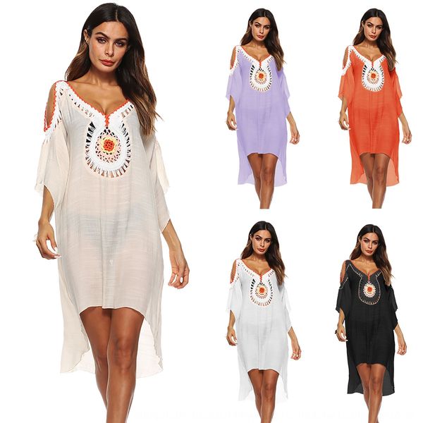 hand hook stitching loose large size women's bikini shirt blouse beach bikini dress sunscreen shirt, White;black
hand hook stitching loose large size women's bikini shirt blouse beach bikini dress sunscreen shirt, White;black