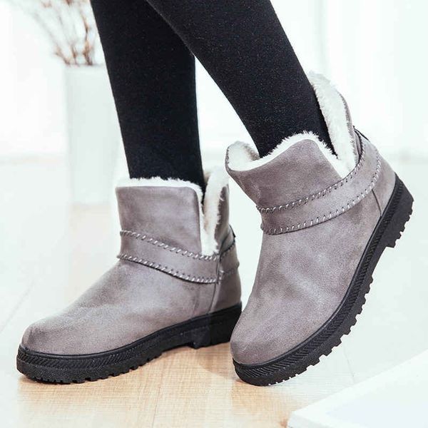 winter warm flock boot shoes women snow boots woman ankle boots platform slip-on flat shoes winter plus size 43, Black
winter warm flock boot shoes women snow boots woman ankle boots platform slip-on flat shoes winter plus size 43, Black