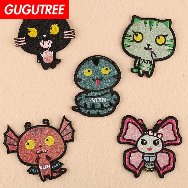 gugutree one set embroidery cats snake buttlefly patch animal patches badges applique patches for clothing dk-38, Black
gugutree one set embroidery cats snake buttlefly patch animal patches badges applique patches for clothing dk-38, Black