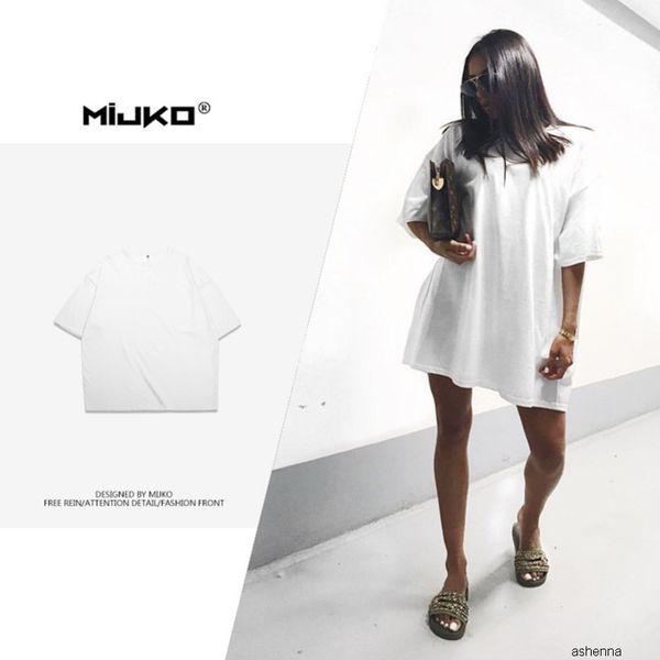 mens designer shirtmijko men's wear female oversize solid color five points sleeve cotton t shirt hanging shoulder gao96aalzid, White;black
mens designer shirtmijko men's wear female oversize solid color five points sleeve cotton t shirt hanging shoulder gao96aalzid, White;black