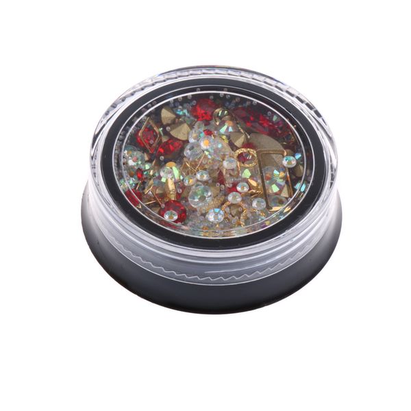 1 pack of nail art decoration manicure set, nail rhinestones gem diamond glitter flat back sticker tips kit
1 pack of nail art decoration manicure set, nail rhinestones gem diamond glitter flat back sticker tips kit