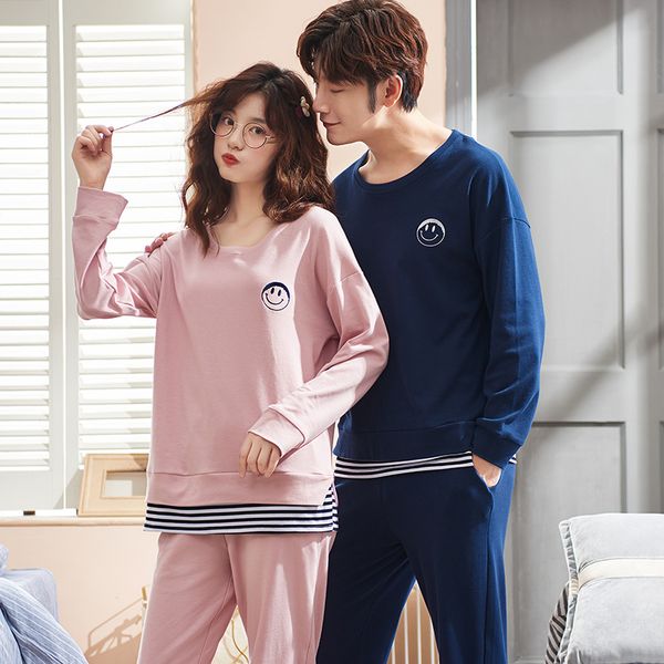 autumn men pyjamas long sleeve casual couple stripe splicing pajama sets sleepwear suit lovely face homewear pyjama women, Black;red
autumn men pyjamas long sleeve casual couple stripe splicing pajama sets sleepwear suit lovely face homewear pyjama women, Black;red