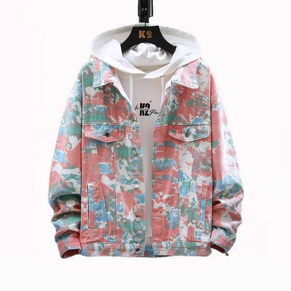 new men's camouflage denim jacket 5-color denim jacket spring japanese streetwear, Black;brown
new men's camouflage denim jacket 5-color denim jacket spring japanese streetwear, Black;brown