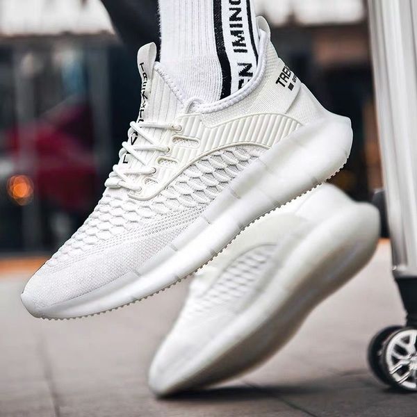 summer 2020 new men's shoes breathable flying woven mesh shoes sports casual fashion thick-soled men's tide, Black
summer 2020 new men's shoes breathable flying woven mesh shoes sports casual fashion thick-soled men's tide, Black