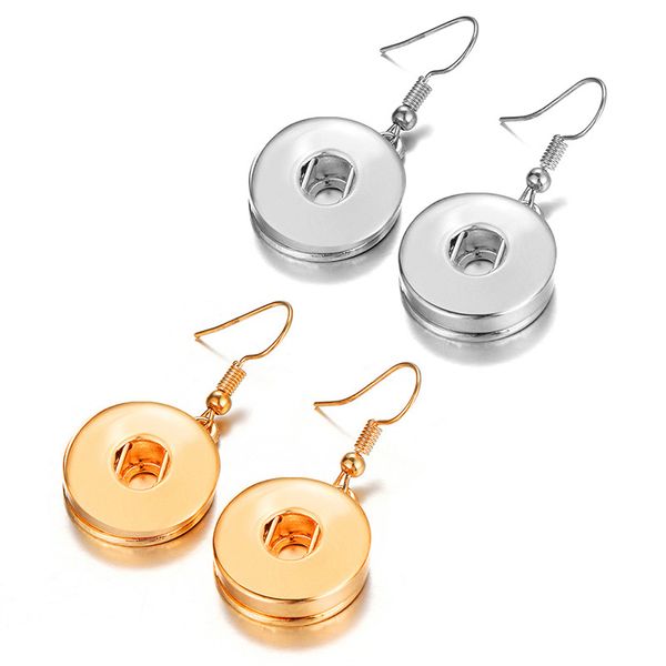 noosa silver gold color 18mm snap button charms dangle earrings for women chunks jewelry, Golden
noosa silver gold color 18mm snap button charms dangle earrings for women chunks jewelry, Golden