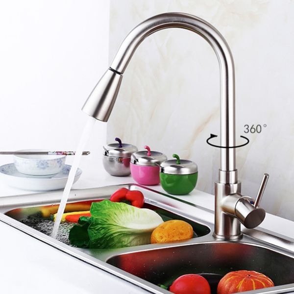 single handle kitchen sink faucet 360 degree swivel spout pull out sprayer mixer water tap durable brass mixer sink faucet
single handle kitchen sink faucet 360 degree swivel spout pull out sprayer mixer water tap durable brass mixer sink faucet