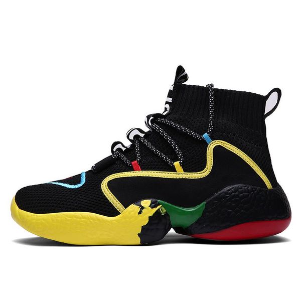 high breathable knit socks boots elastic band stretch flat shoes for men sneaker casual shoes 3#20/20d50, Black
high breathable knit socks boots elastic band stretch flat shoes for men sneaker casual shoes 3#20/20d50, Black