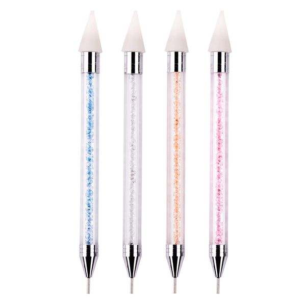 4 pieces dual-ended rhinestone picker dotting pen rhinestone gems crystals picker pen wax pencil handle manicure nail art di
4 pieces dual-ended rhinestone picker dotting pen rhinestone gems crystals picker pen wax pencil handle manicure nail art di