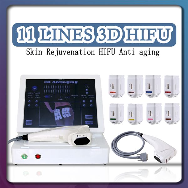 other beauty equipment 11 lines 3d hifu machine with 8 cartridges high intensity focused ultrasound skin tightening face lift wrinkle remova
other beauty equipment 11 lines 3d hifu machine with 8 cartridges high intensity focused ultrasound skin tightening face lift wrinkle remova