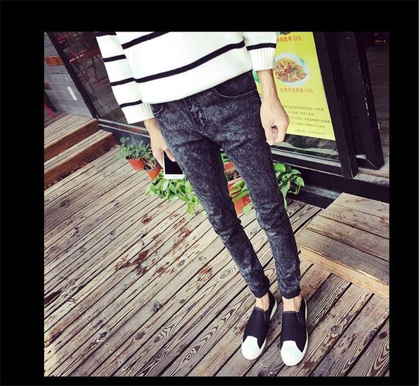 дизайнер узкие брюки карандаш мужские причинно-следственные средней талией регулярные тонкие длинные джинсы мода осень мужской одежды, Blue
дизайнер узкие брюки карандаш мужские причинно-следственные средней талией регулярные тонкие длинные джинсы мода осень мужской одежды, Blue