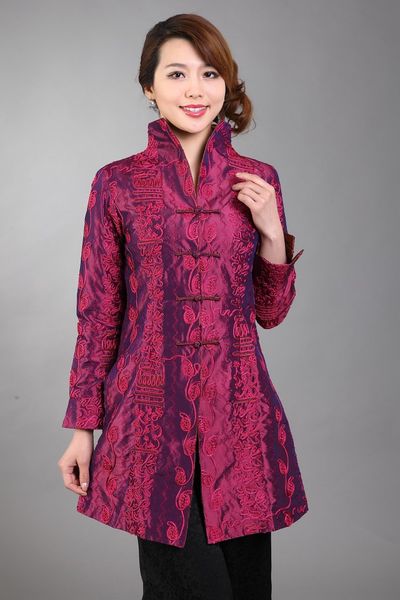 pink chinese women's silk satin embroidery long jacket coat flowers size s m xl xxl xxxl mn 0125, Black;brown
pink chinese women's silk satin embroidery long jacket coat flowers size s m xl xxl xxxl mn 0125, Black;brown