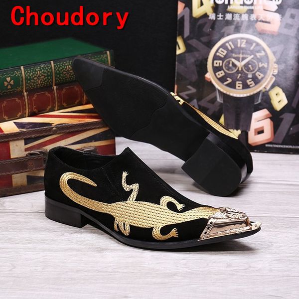 choudory european style handmade pointed toe high heels velvet slippers gold toe dress shoes men embroidery loafers size12, Black
choudory european style handmade pointed toe high heels velvet slippers gold toe dress shoes men embroidery loafers size12, Black