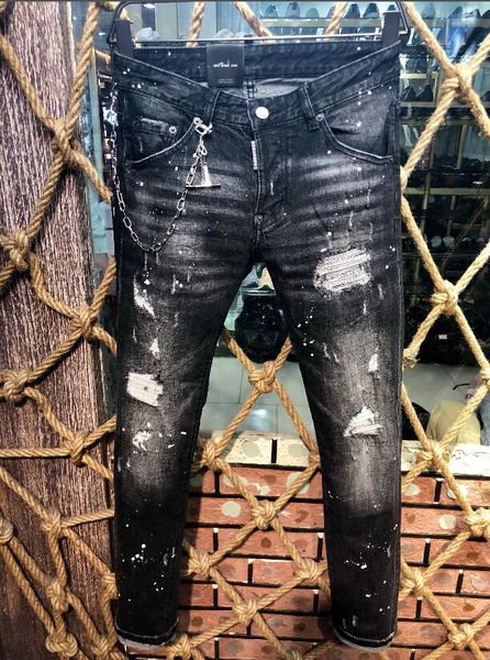 brand men long jeans graffiti trousers ripped board slim jean pocket nightclub holes casual mens designer jeans new#061, Blue
brand men long jeans graffiti trousers ripped board slim jean pocket nightclub holes casual mens designer jeans new#061, Blue