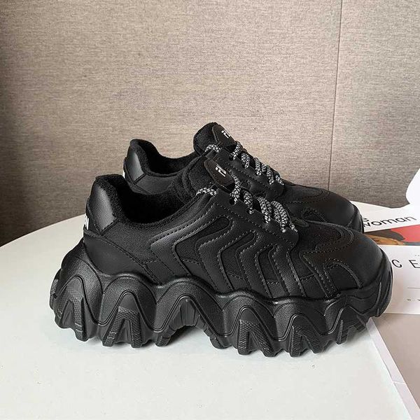 new fashion platform sneakers women geometric three-dimensional upper glowing shoelaces, Black
new fashion platform sneakers women geometric three-dimensional upper glowing shoelaces, Black