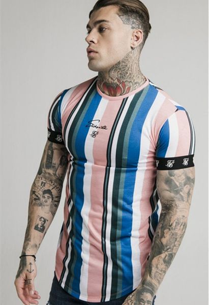 cross border for fitness summer europe and america hip hop stripes athletic t-shirt muscle short sleeve printed t-shirt fashion, White;black
cross border for fitness summer europe and america hip hop stripes athletic t-shirt muscle short sleeve printed t-shirt fashion, White;black