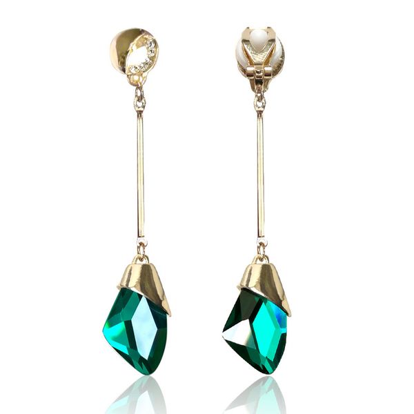 long tassel rhinestone earrings crystal water drop ear clip on earrings without piercing for women wedding clip earrings, Silver
long tassel rhinestone earrings crystal water drop ear clip on earrings without piercing for women wedding clip earrings, Silver