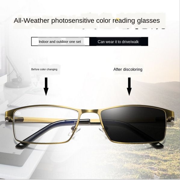 presbyopic high definition anti-fatigue anti-blue light intelligent zoom presbyopic glasses color-changing sun glasses, Silver
presbyopic high definition anti-fatigue anti-blue light intelligent zoom presbyopic glasses color-changing sun glasses, Silver