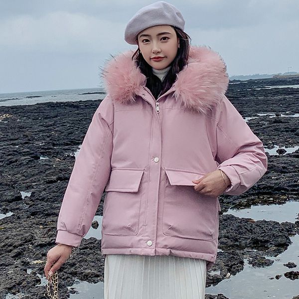 winter women parkas 2019 new thicken warm fur hooded jacket coat two pockets female winter long parkas outwear jackets coat, Tan;black
winter women parkas 2019 new thicken warm fur hooded jacket coat two pockets female winter long parkas outwear jackets coat, Tan;black