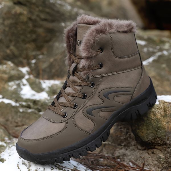 cimim brand new outdoor fur big size men's boots winter new leather boots luxury fashion comfortable snow, Black
cimim brand new outdoor fur big size men's boots winter new leather boots luxury fashion comfortable snow, Black