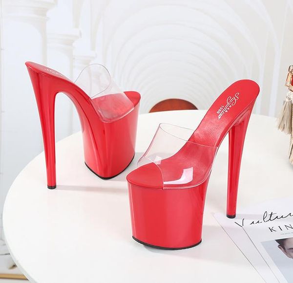 size 34 to 43 multi colorful pvc transparent ultra high heels platfom designer shoes women nightclub party dance shoes, Black
size 34 to 43 multi colorful pvc transparent ultra high heels platfom designer shoes women nightclub party dance shoes, Black