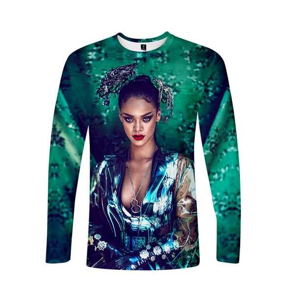 мужская осень дизайнер tshirts 3d печати rihanna crew neck с длинным рукавом homme одежда мода стиль повседневная одежда, White;black
мужская осень дизайнер tshirts 3d печати rihanna crew neck с длинным рукавом homme одежда мода стиль повседневная одежда, White;black