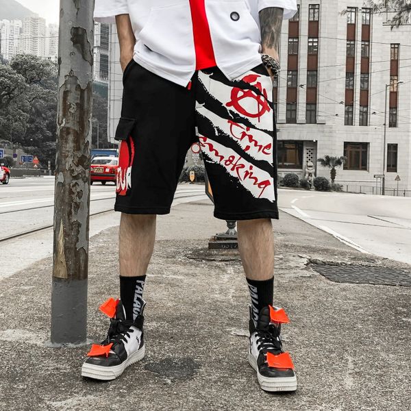 hip hop summer mens shorts casual cotton streetwear men short pants printing side pocket bermuda men's shorts, White;black
hip hop summer mens shorts casual cotton streetwear men short pants printing side pocket bermuda men's shorts, White;black