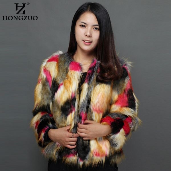 hongzuo winter fashion new 2017 quality women fur coat mix color long-sleeve female slim faux fur coat jacket pc023, Black
hongzuo winter fashion new 2017 quality women fur coat mix color long-sleeve female slim faux fur coat jacket pc023, Black