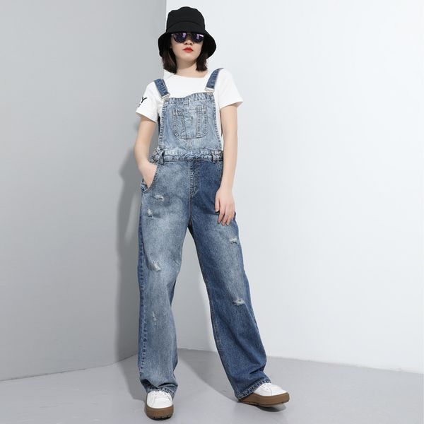 women's maternity indigo blue side panel skinny ankle length denim overalls splicing personality overall pant vintage
women's maternity indigo blue side panel skinny ankle length denim overalls splicing personality overall pant vintage