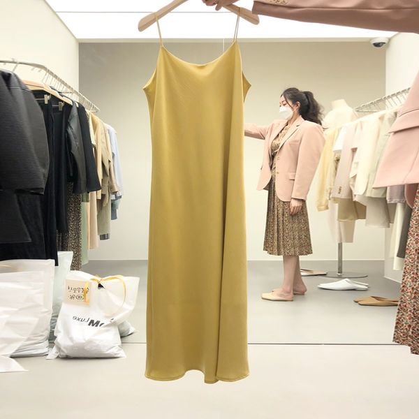 spring summer woman tank dress casual satin camisole female home beach dresses v-neck camis dress, Black;gray
spring summer woman tank dress casual satin camisole female home beach dresses v-neck camis dress, Black;gray