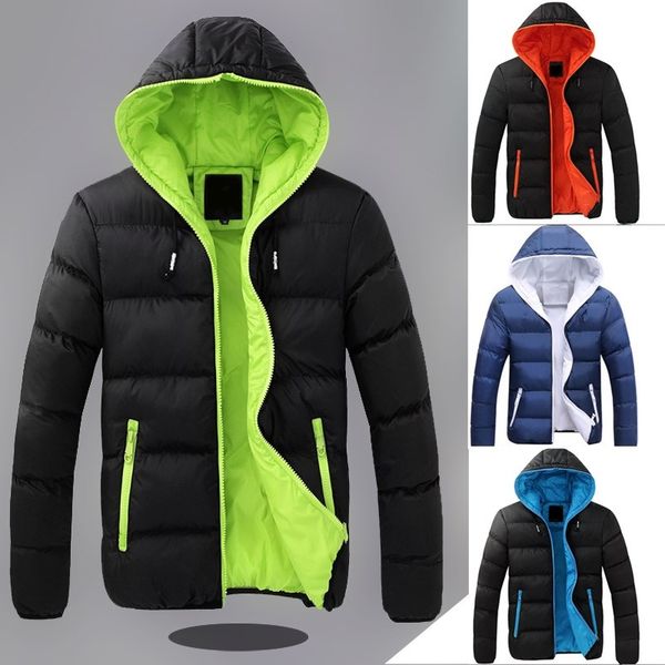 down jackets hooded long sleeve mens coats fashion casual solid color male parkas winter thick mens, Black
down jackets hooded long sleeve mens coats fashion casual solid color male parkas winter thick mens, Black